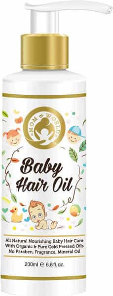 Mom & World Gentle Care - Baby Wash + Baby Hair Oil + Mosquito Repellantlotion (200Ml Each)