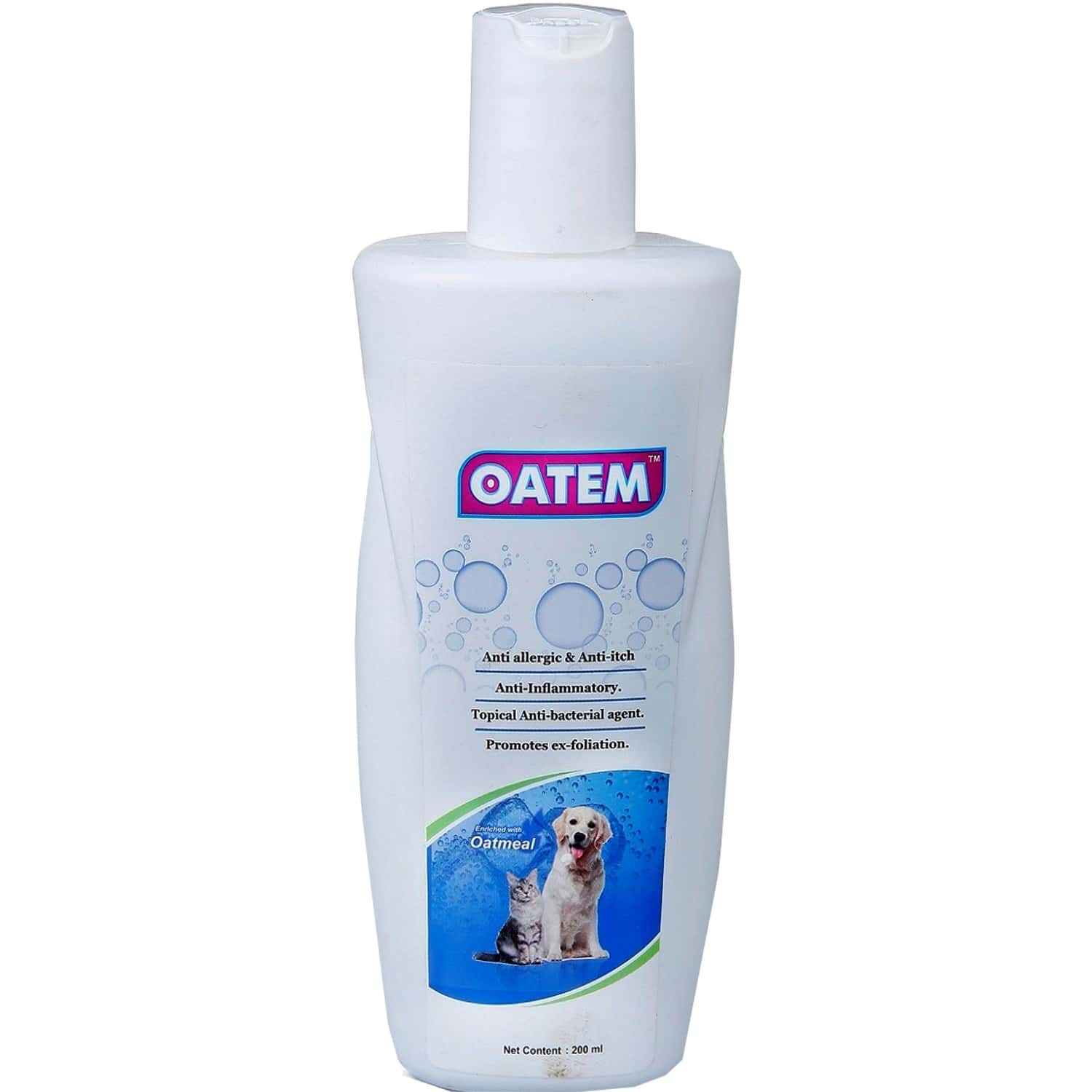 Buy OATEM SHAMPOO WITH OATMEAL FOR DOG, PUPPIES AND CATS 200 ML Online