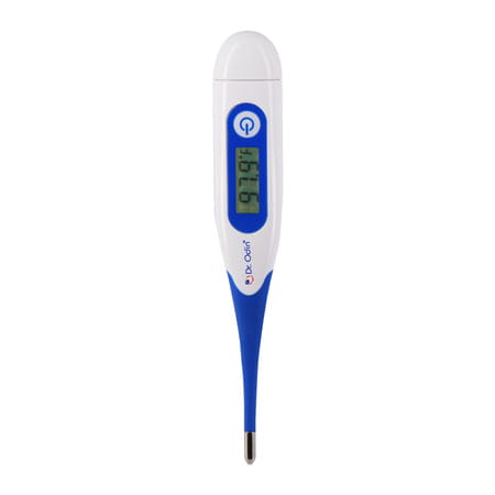 Dr. Odin Dmt 4333 Digital Medical Thermometer Fda Approved Quick 40 Second Reading Blue