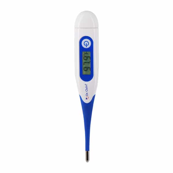 Dr. Odin Dmt 4333 Digital Medical Thermometer Fda Approved Quick 40 Second Reading Blue