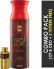 Ajmal Aurum Cp Oil Alcohol-Free Attar 10ml For Women And Sacred Love Deodorant 200ml For Women