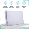 Beatxp By Pristyn Care Hard Pu Foam Cervical Bed Pillow|Orthopedic Medical Pillow |White