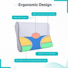 Beatxp By Pristyn Care Hard Pu Foam Cervical Bed Pillow|Orthopedic Medical Pillow |White