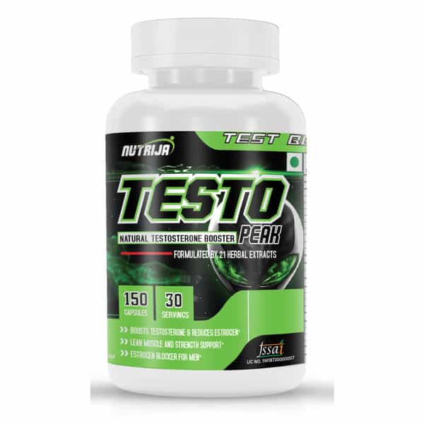 Nutrija Testo Peak 150 Capsules (150 Capsules)