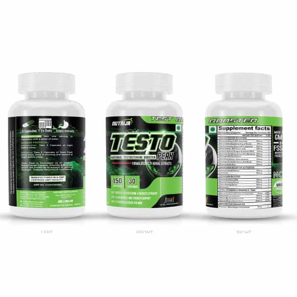 Nutrija Testo Peak 150 Capsules (150 Capsules)
