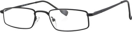 Klar Eye Full Rim Rectangle Reading Glasses Men And Women +0.75 To +3.50+2.0 Power Shiny Black