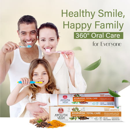 Ayouthveda Total Care 360 Toothpaste 100 Gm