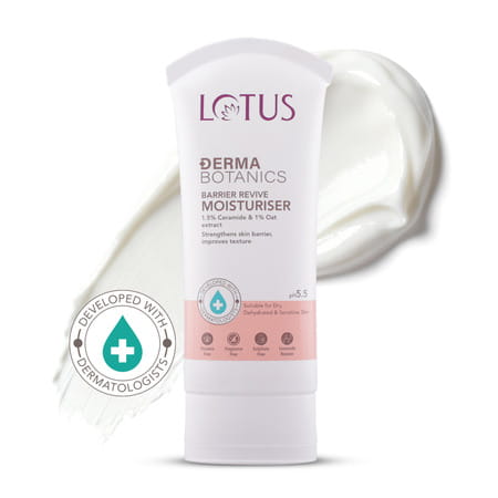Lotus Dermabotanics 1.5% Cermaide + 1% Oats Extract Barrier Revive Moisturiser 50g
