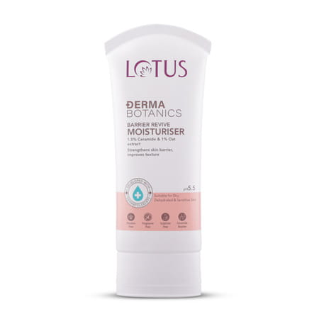 Lotus Dermabotanics 1.5% Cermaide + 1% Oats Extract Barrier Revive Moisturiser 50G