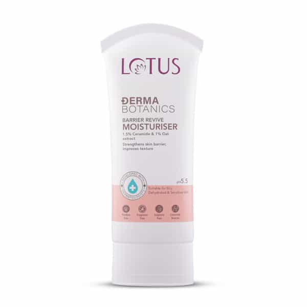 Lotus Dermabotanics 1.5% Cermaide + 1% Oats Extract Barrier Revive Moisturiser 50G