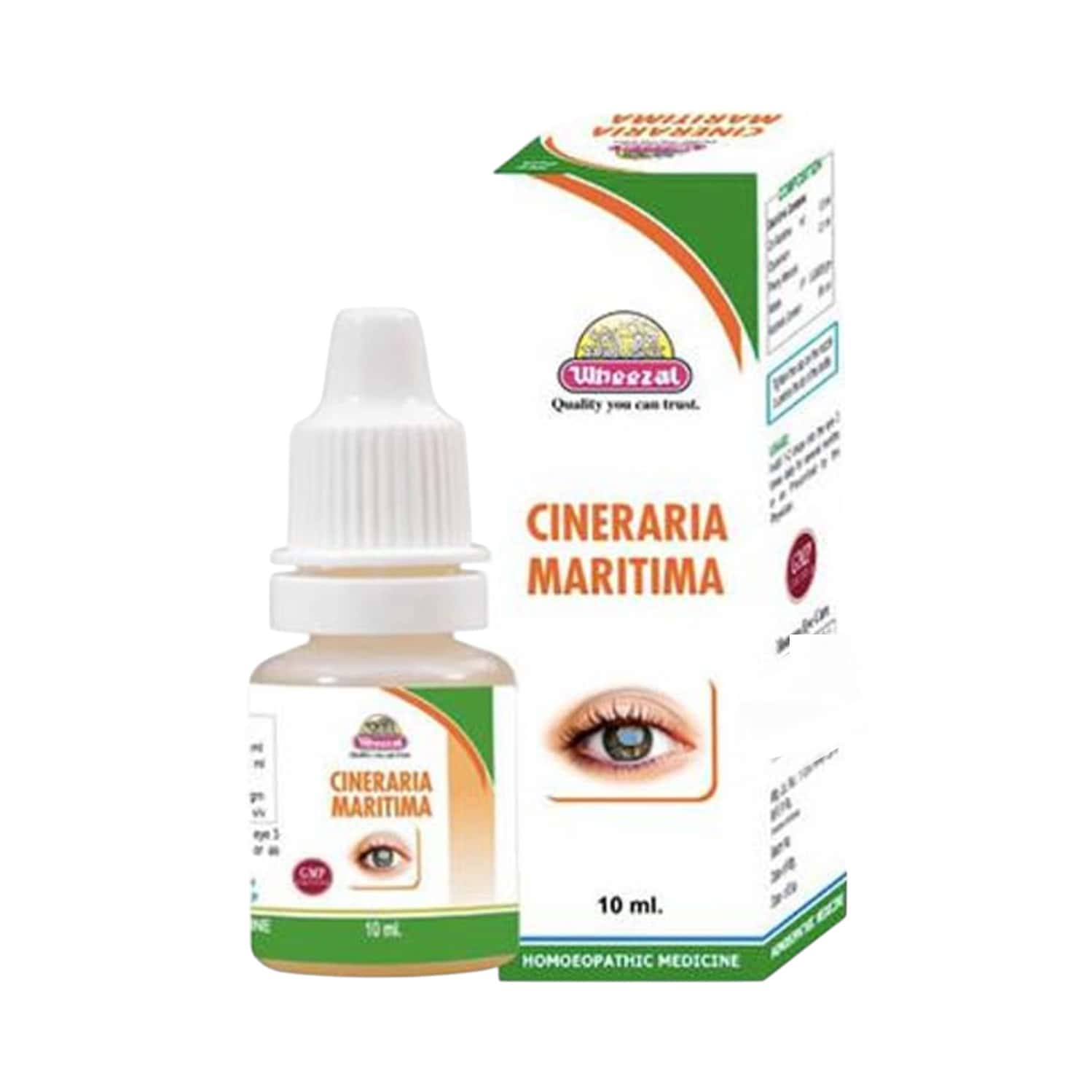 Wheezal Cineraria Maritima Eye Drops 10 Ml