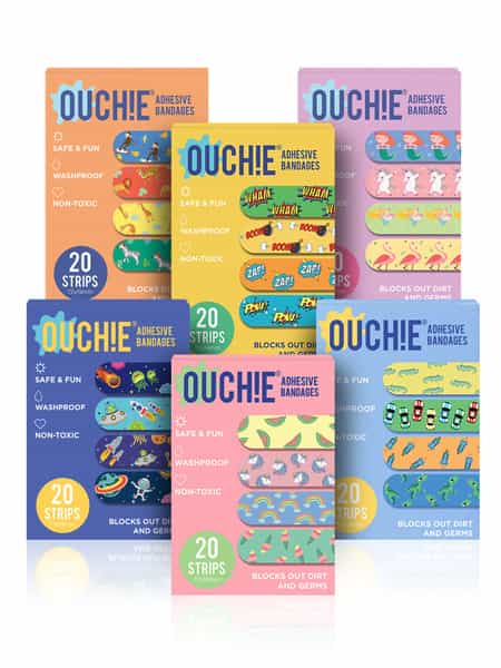 Ouchie Non-Toxic Printed Bandages Jumbo Pack ( 120 Strips )