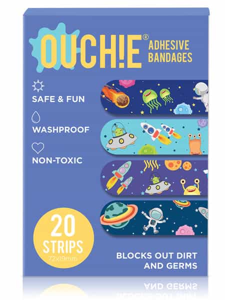 Ouchie Non-Toxic Printed Bandages Jumbo Pack ( 120 Strips )