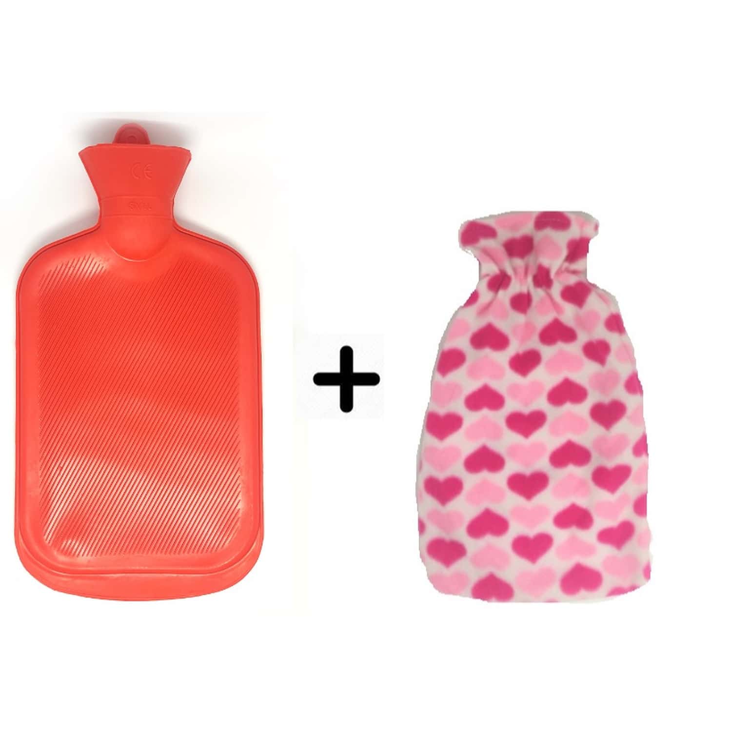 Sahyog Wellness Hot Water Bottle With Cover - Non-electrical For Pain Relief (2 L) (color May Vary)