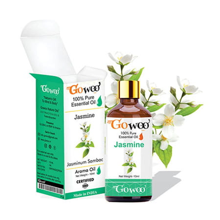 Pack Of 2 Jasmine Sambac Essential Oil & Calendula Carrier Oil - 100% Pure Natural & Undiluted