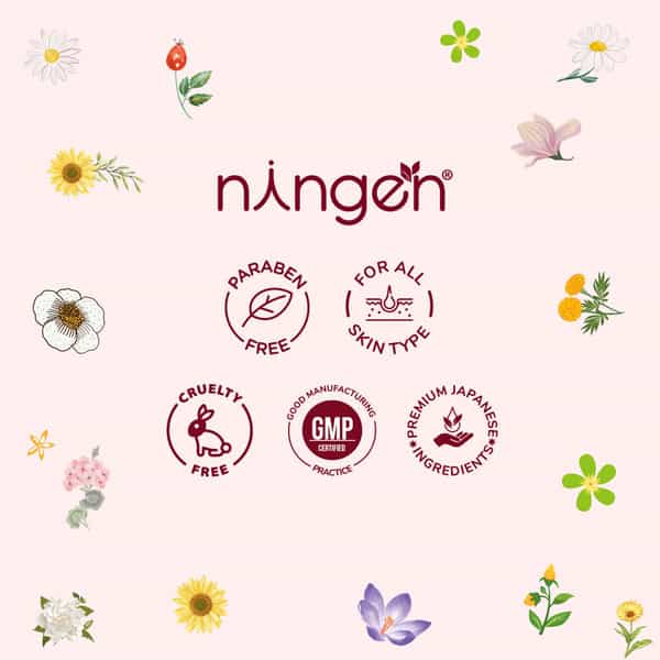 Ningen Sunflower De-Tan Scrub Grapeseed Mulberry & Walnut - 100G