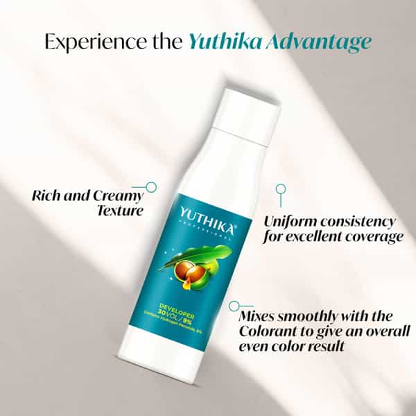 Yuthika Professional Developer For Hair Color 30 Volume (9%) 1000Ml