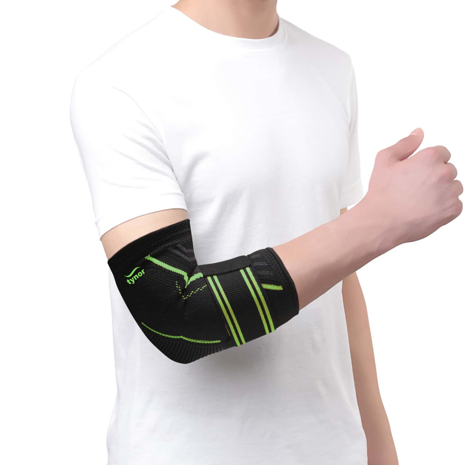 Tynor Elbow Support Air Pro Black & Green Xl 1 Unit