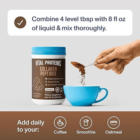 Vital Proteins Collagen Peptides Chocolate Dietary Supplement | 383 G