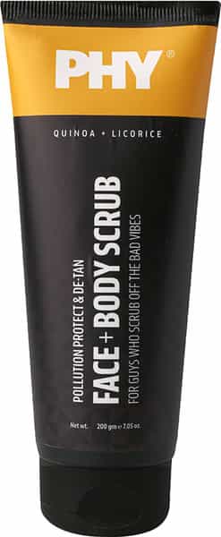 Phy Pollution Protect & De-Tan Face + Body Scrub 200Ml