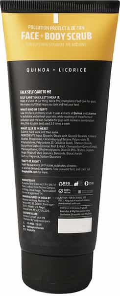 Phy Pollution Protect & De-Tan Face + Body Scrub 200Ml