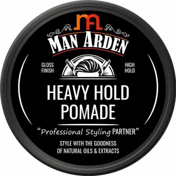 Man Arden Heavy Hold Pomade Professional Styling For Gloss Finish High Hold Easy Wash Off 50Gm