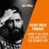 Man Arden Heavy Hold Pomade Professional Styling For Gloss Finish High Hold Easy Wash Off 50Gm