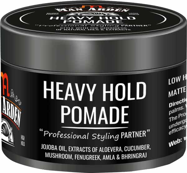 Man Arden Heavy Hold Pomade Professional Styling For Gloss Finish High Hold Easy Wash Off 50Gm