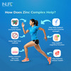 Inlife Zinc Supplements With Zinc Picolinate & Gluconate Complex | Copper Gluconate|120 Veg Capsules