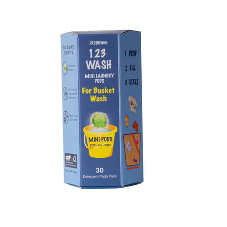 123wash Bucket Wash Pods (30 Pods)