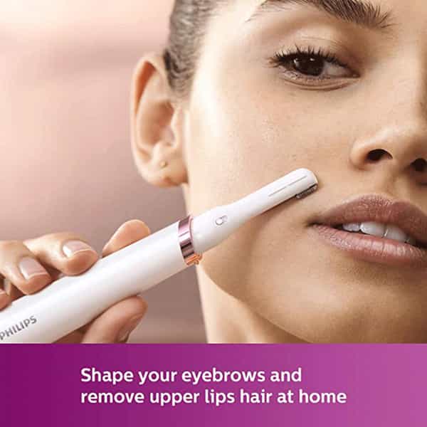 Philips Hp6388 Touch-Up Eyebrows Facial & Body Trimmer(White)