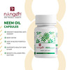 Ningen Neem Oil Capsules For Immunity Skin Detoxification - 30 Veg Capsules