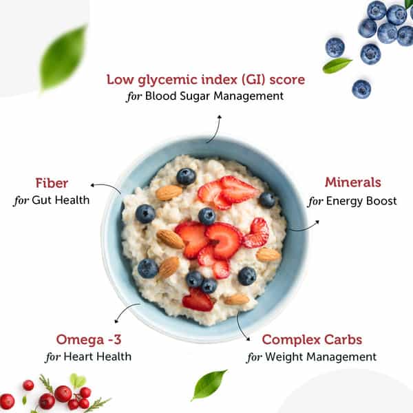 Neuherbs Omega Rolled Oats 400G Box