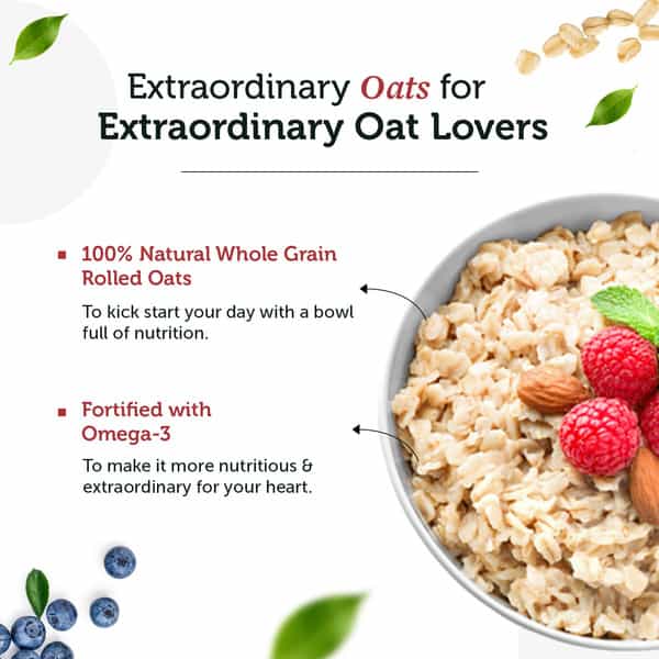 Neuherbs Omega Rolled Oats 400G Box