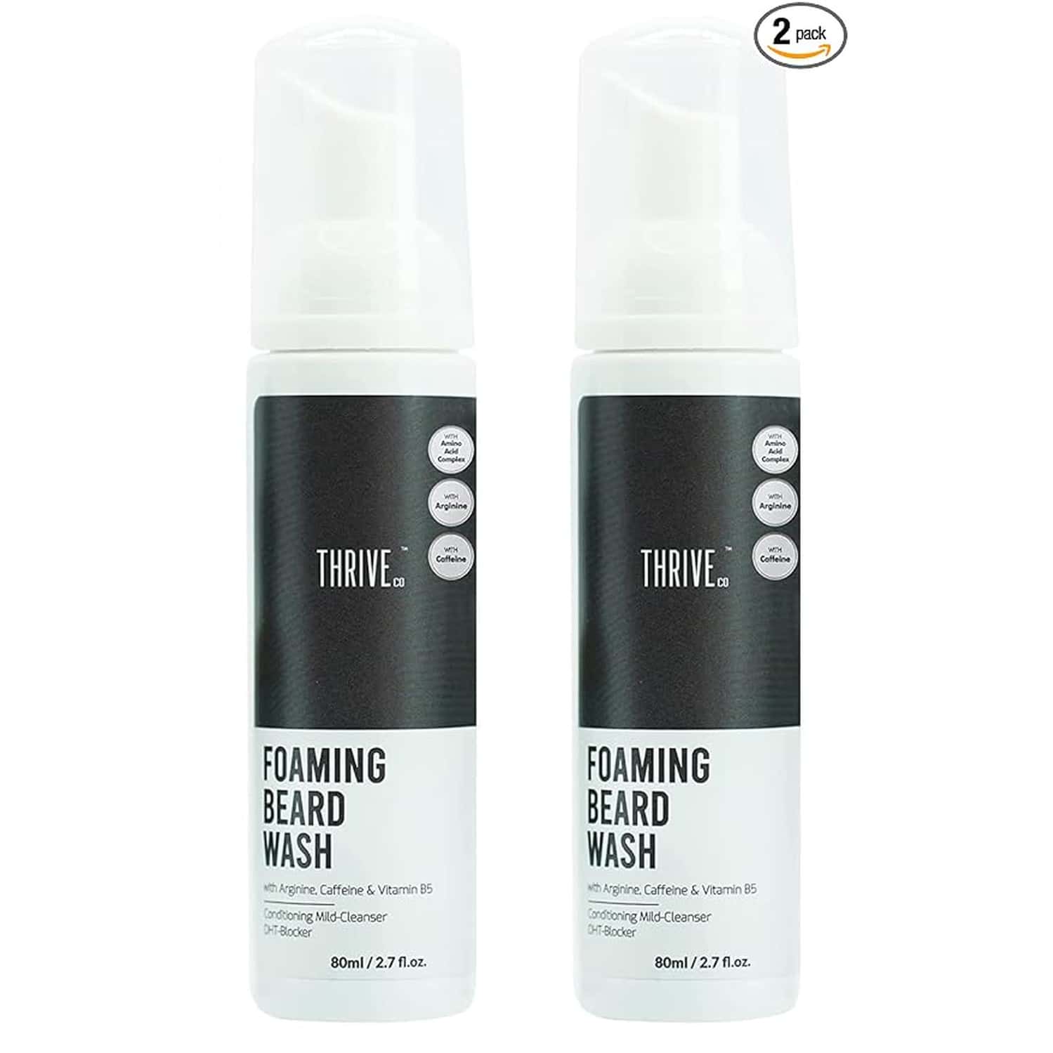 Thriveco Foaming Beard Wash | Foaming Beard Cleanser 80 Ml X Pack Of 2