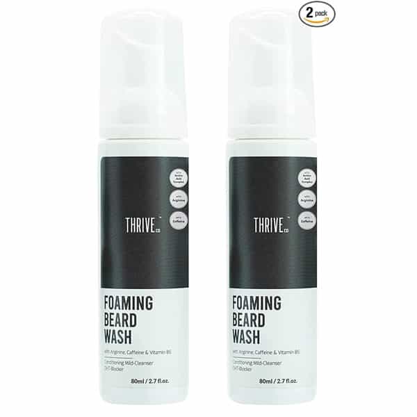 Thriveco Foaming Beard Wash | Foaming Beard Cleanser 80 Ml X Pack Of 2