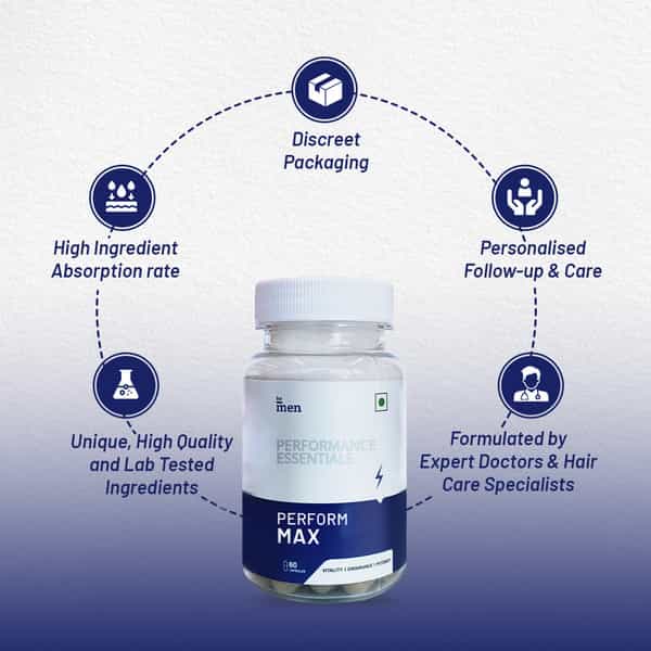 Formen Perform Max For Men | Boosts Performance | Vitality & Stamina (60 Capsules)