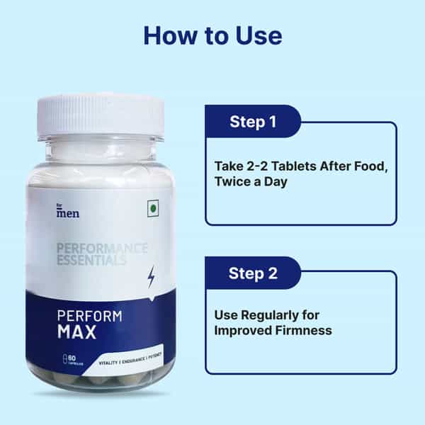 Formen Perform Max For Men | Boosts Performance | Vitality & Stamina (60 Capsules)