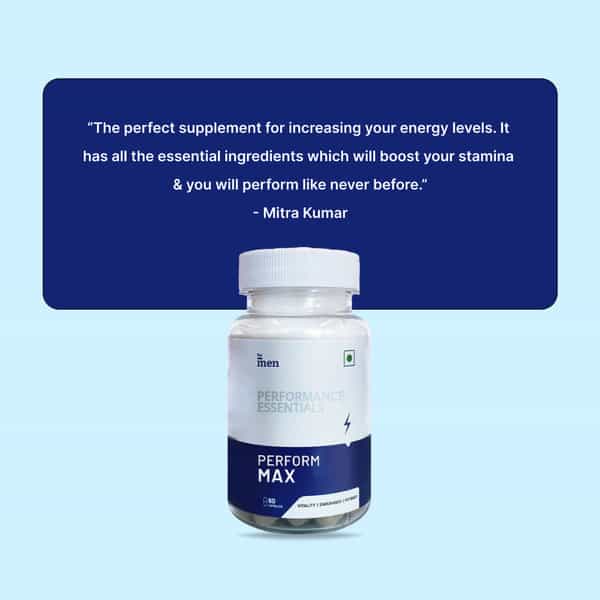 Formen Perform Max For Men | Boosts Performance | Vitality & Stamina (60 Capsules)