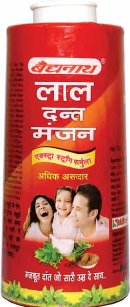 Baidyanath Asli Ayurved Lal Dant Manjan 200 G (Pack Of 3)