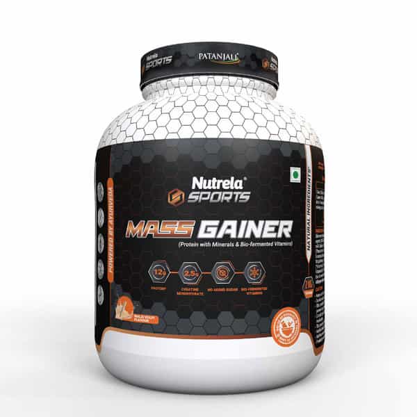 Nutrela Sports Mass Gainer-2Kg (Flavor Malai Kulfi)