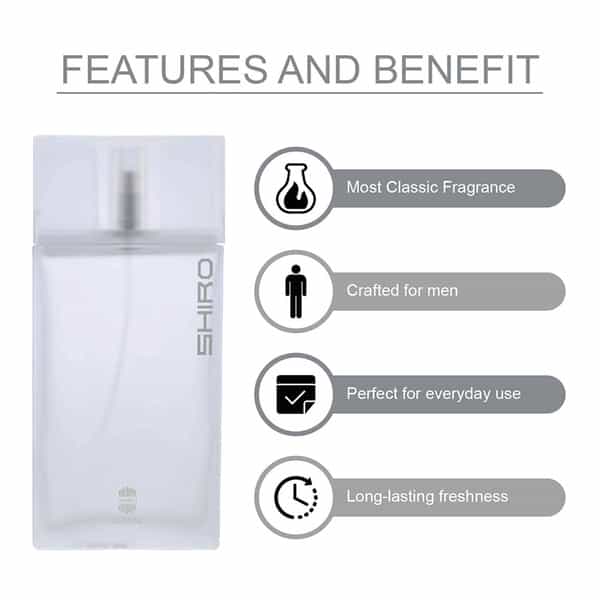 Ajmal Shiro Edp 90Ml Perfume For Men And Mukhallat Raaqi Cp Attar 10Ml For Unisex
