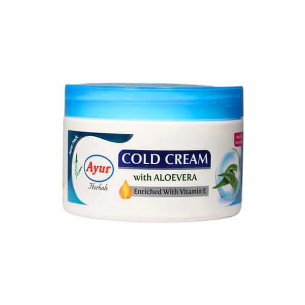 Ayur Herbals Cold Cream With Rose | Cucumber & Vitamin- E I Prevents Ageing Of Skin I Pack 2 - 100Ml