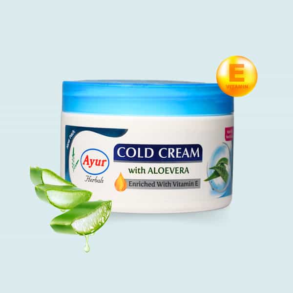 Ayur Herbals Cold Cream With Rose | Cucumber & Vitamin- E I Prevents Ageing Of Skin I Pack 2 - 100Ml