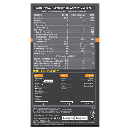 Muscleblaze Biozyme Whey Protein Pr | Molten Chocolate Cake | 2kg