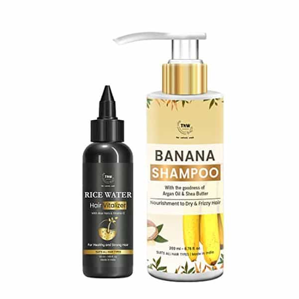 Tnw The Natural Wash Combo With Banana Shampoo & Hair Vitalizer