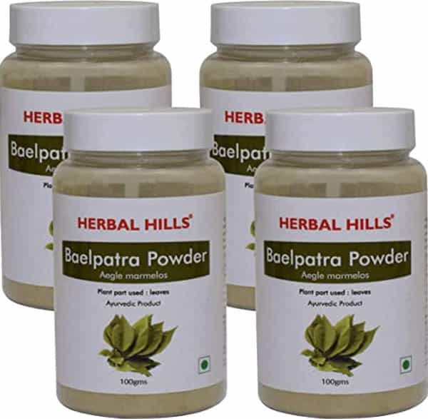 Herbal Hills Baelpatra Powder (100 G)-Pack Of 4