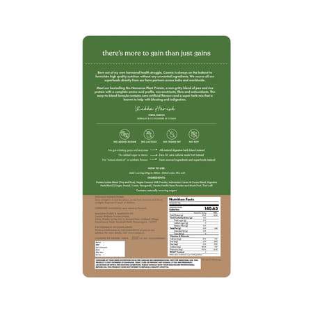 Cosmix No-Nonsense Plant Protein Sachet 38g - Mint Cacao (Pack Of 12)