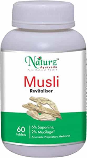 Naturz Ayurveda Musli 60 Tablets (Pack Of 5)