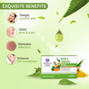 Ayouthveda Neem And Turmeric Herbal Anti-Septic Soap To Reduce Acne For Clear & Healthy Skin 100 Gm